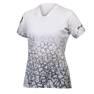 Endura Damen SingleTrack Print T-Shirt LTD: Weiß - L